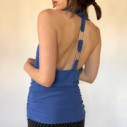 Y2K Cowl Neck Top (M/L)