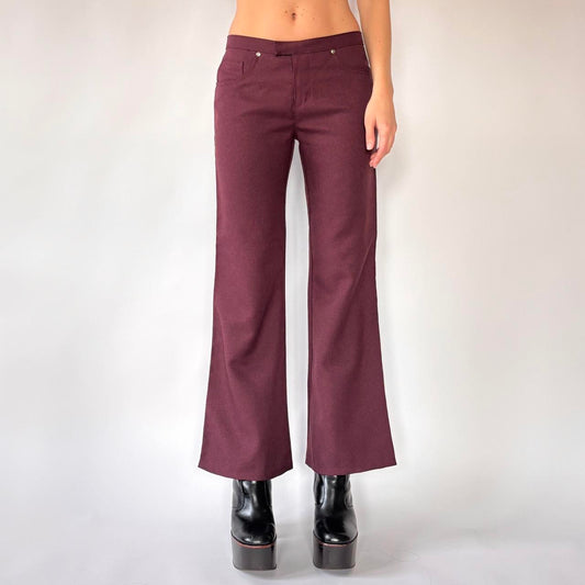 90s Anchor Blue Flare Pants (XS)
