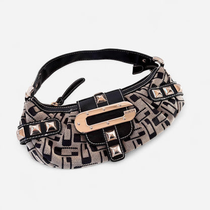 Y2K Guess Monogram Studded Bag