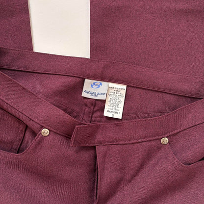 90s Anchor Blue Flare Pants (XS)