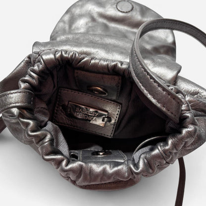 00s Studded Chrome Leather Mini Bag