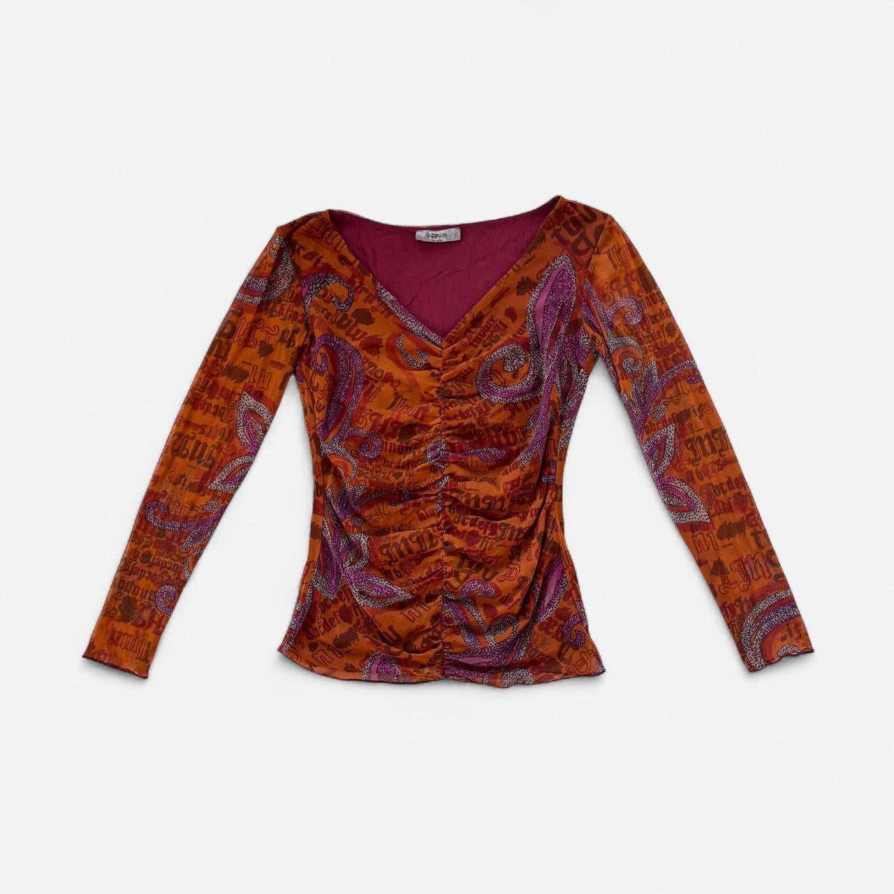 Italian Y2K Mesh Top (L)