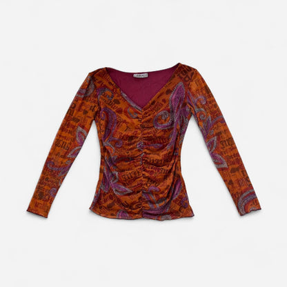 Italian Y2K Mesh Top (L)