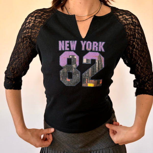 Y2K New York Raglan Tee (L/XL)