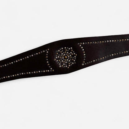 Studded Leather Belt