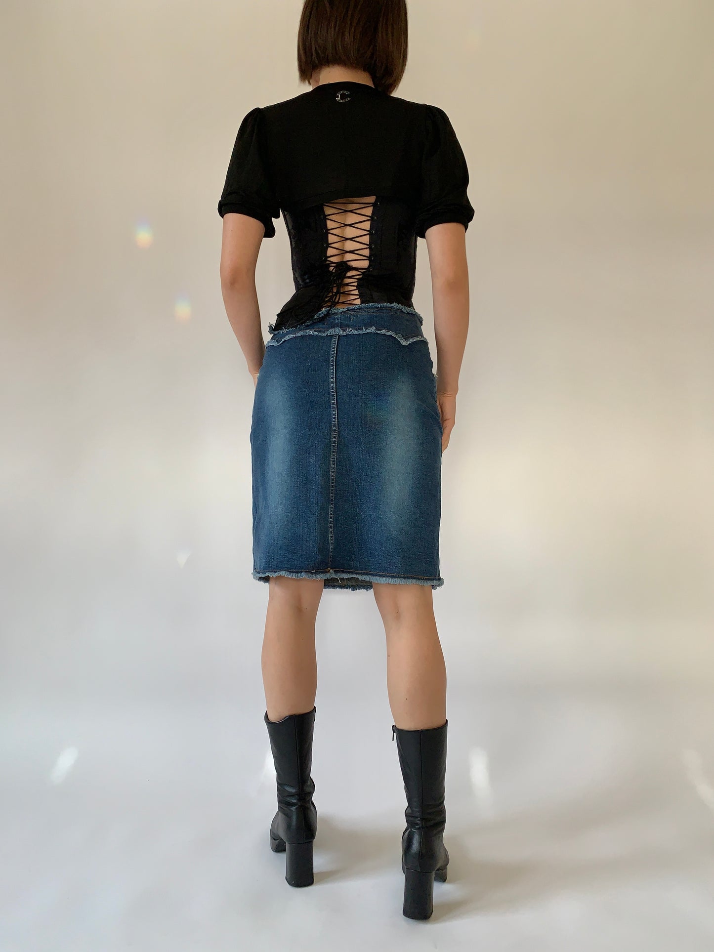 Y2K Belted Midi (S/M)