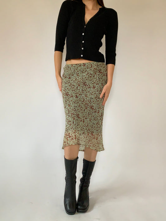 Y2K Midi Skirt - Small