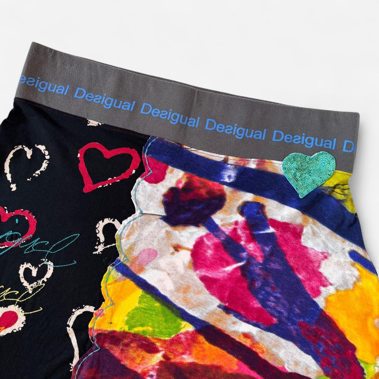 Desigual Graphic Midi Skirt (L/XL)