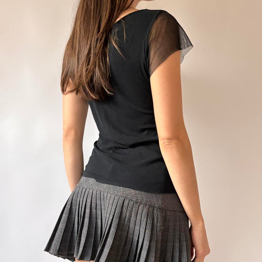 Y2K Mesh O-Ring Top (M)