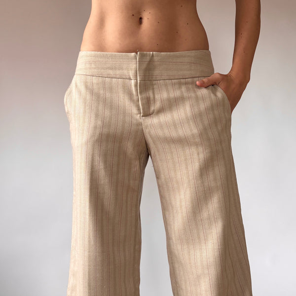 Y2K Wide Leg Capris (S)