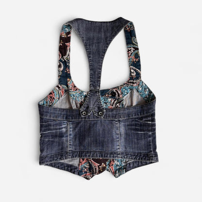 Y2K Denim Vest (M/L)