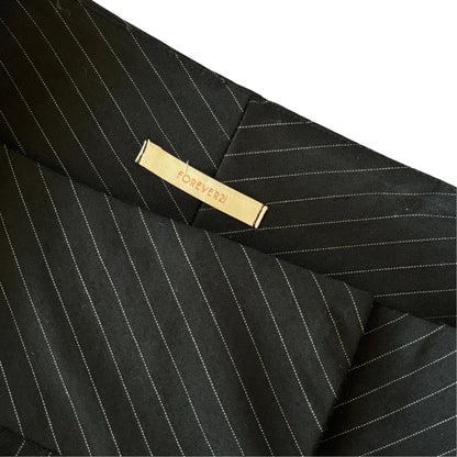 2000s Pinstripe Brocade Flares (XXS)