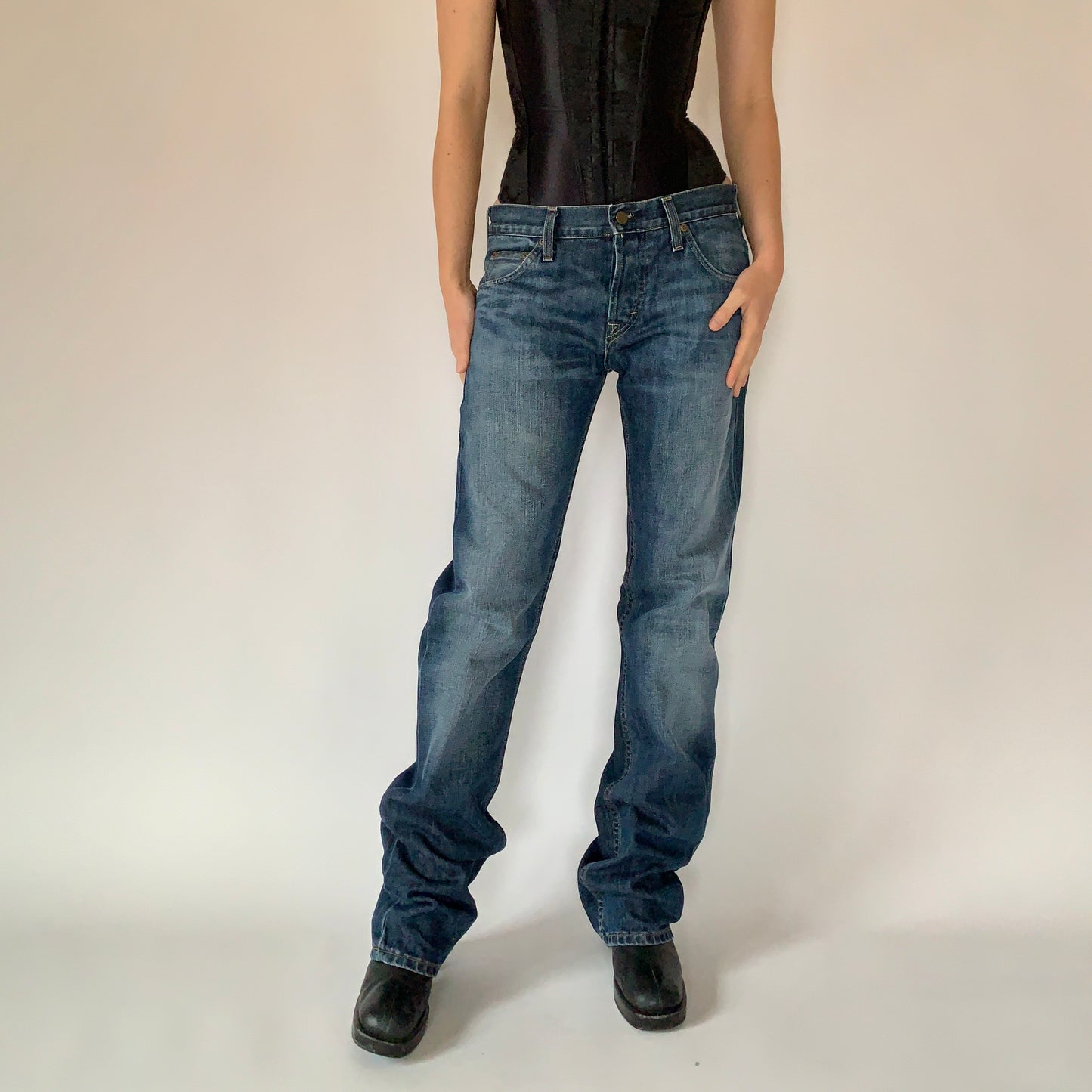 2000s Boyfriend Jeans (M)
