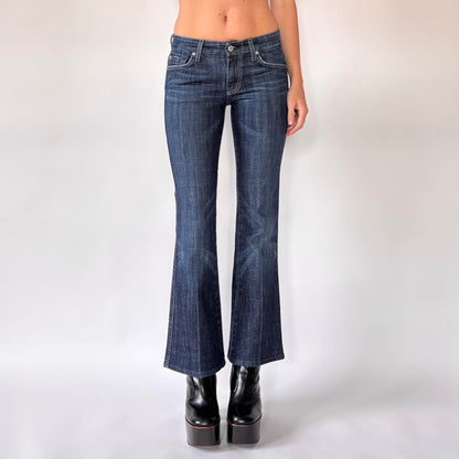 Low Rise Dark Wash Seven Jeans (XXS)