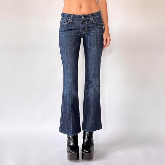 Low Rise Dark Wash Seven Jeans (XXS)