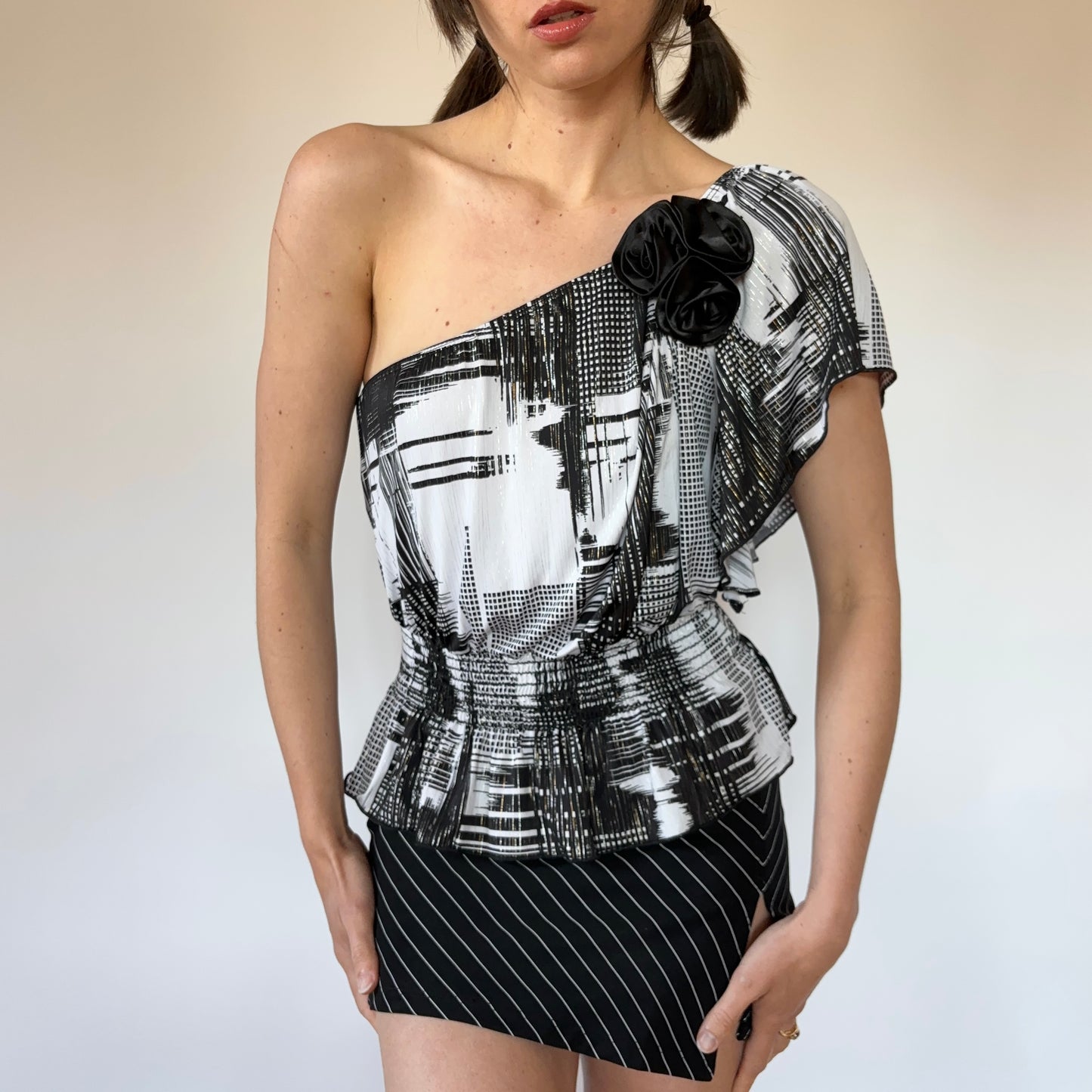 Y2K One Shouldered Top (S/M)