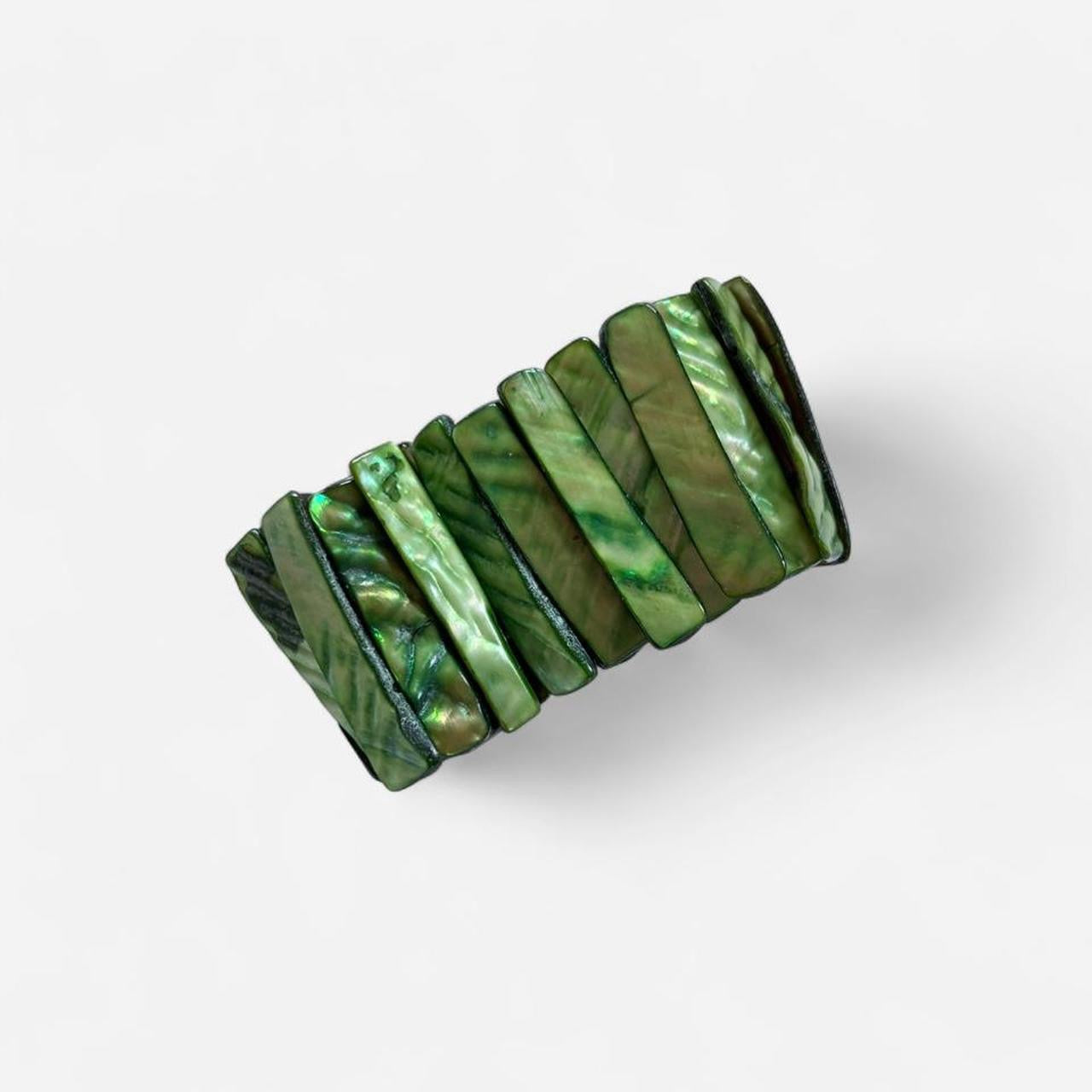 Green Mermaid Shell Bracelet