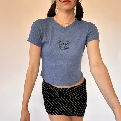 90s Bulldog Baby Tee (S)