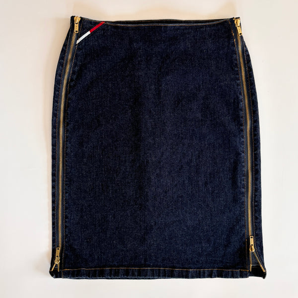 Y2K Tommy Jeans Zip Skirt (XS)