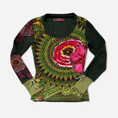 Desigual Graphic Longsleeve Top (S)