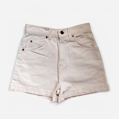 Levi’s 90s Cream Jean Shorts (XS)