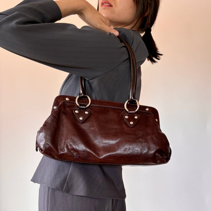 2000s Leather Shoulder Bag