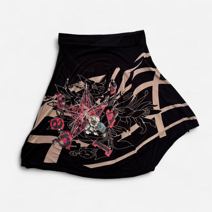 Desigual Graphic Midi Skirt (S/M)