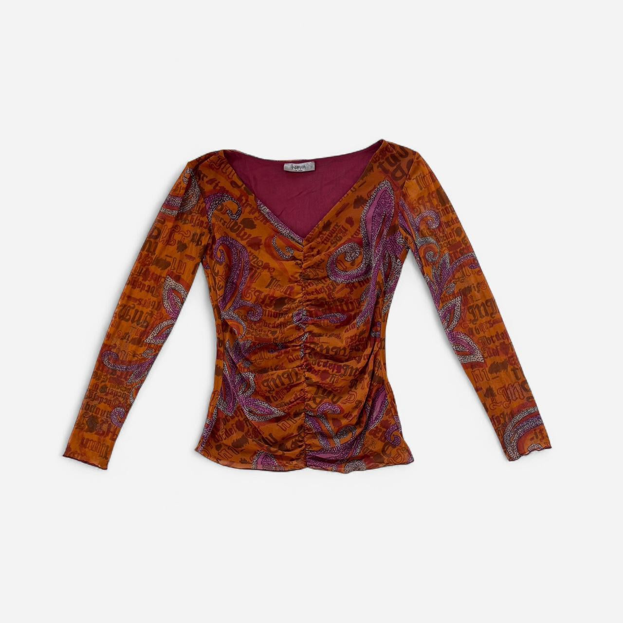 Italian Y2K Mesh Top (L)