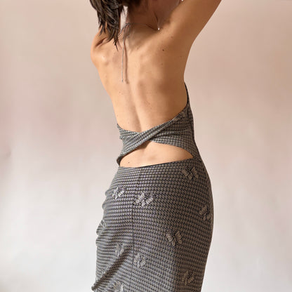 Y2K Butterfly Fringe Dress (S)