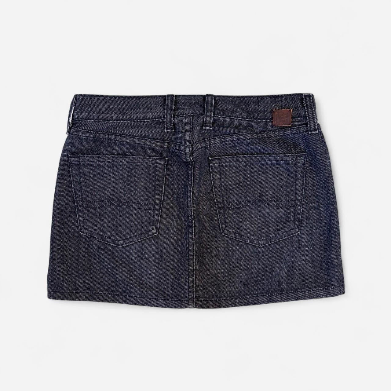 Lucky Dark Wash Denim Mini Skirt (XS)