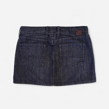 Lucky Dark Wash Denim Mini Skirt (XS)