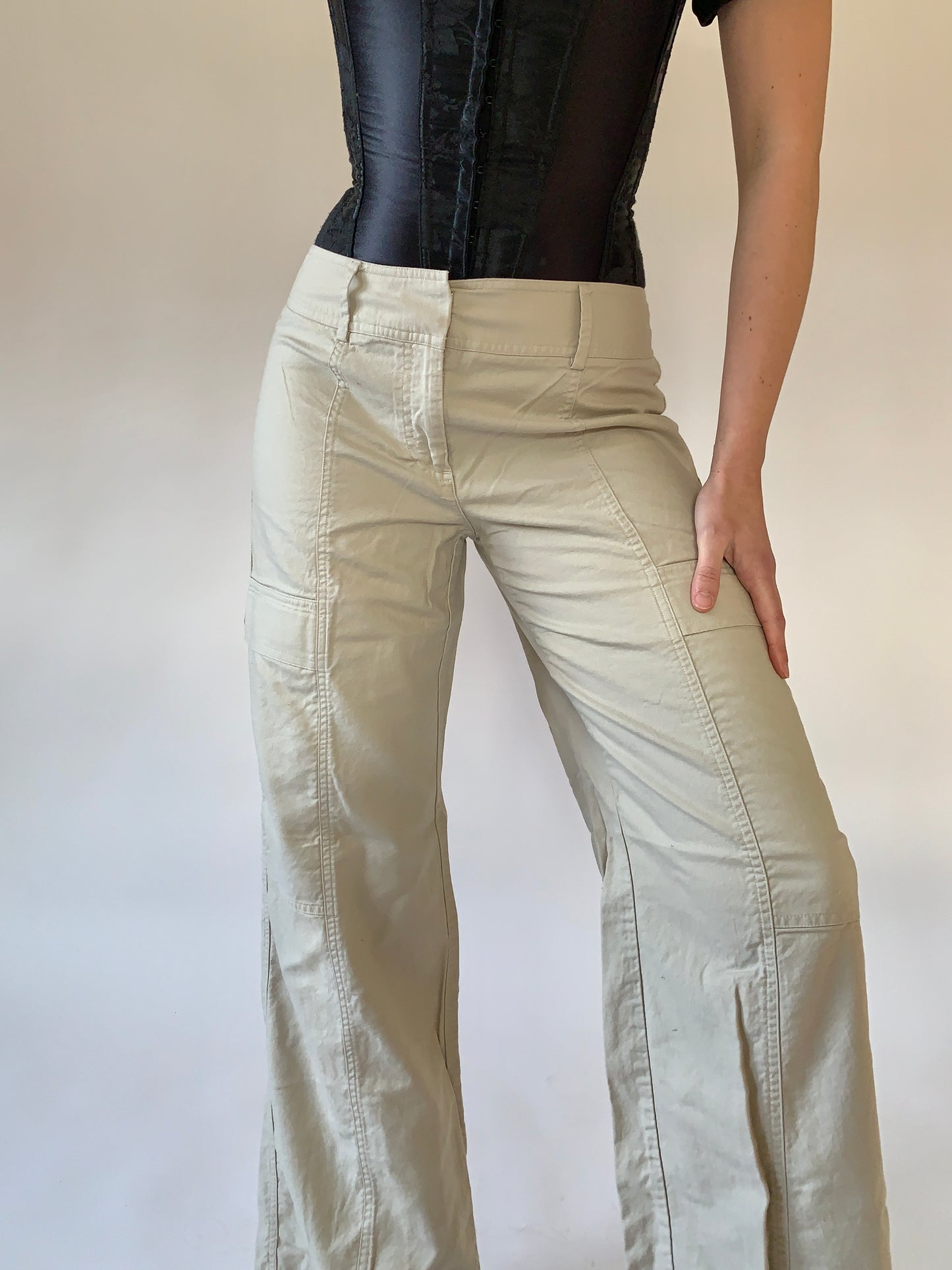 Y2K Cargo Trousers - Small