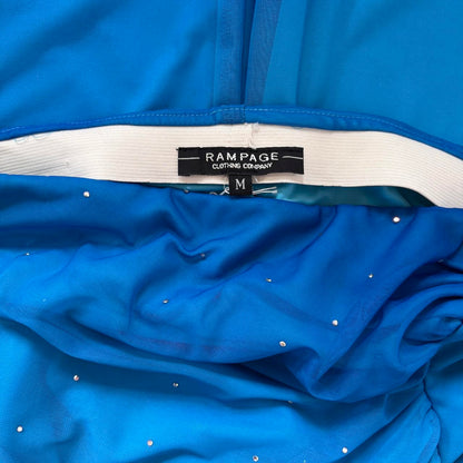 Y2K Ombré Aqua Gown (M)