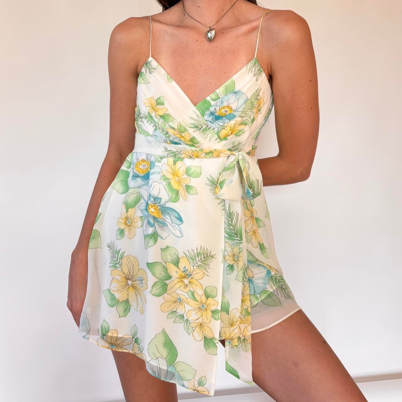 2006 Pure Silk Floral Top (XS)