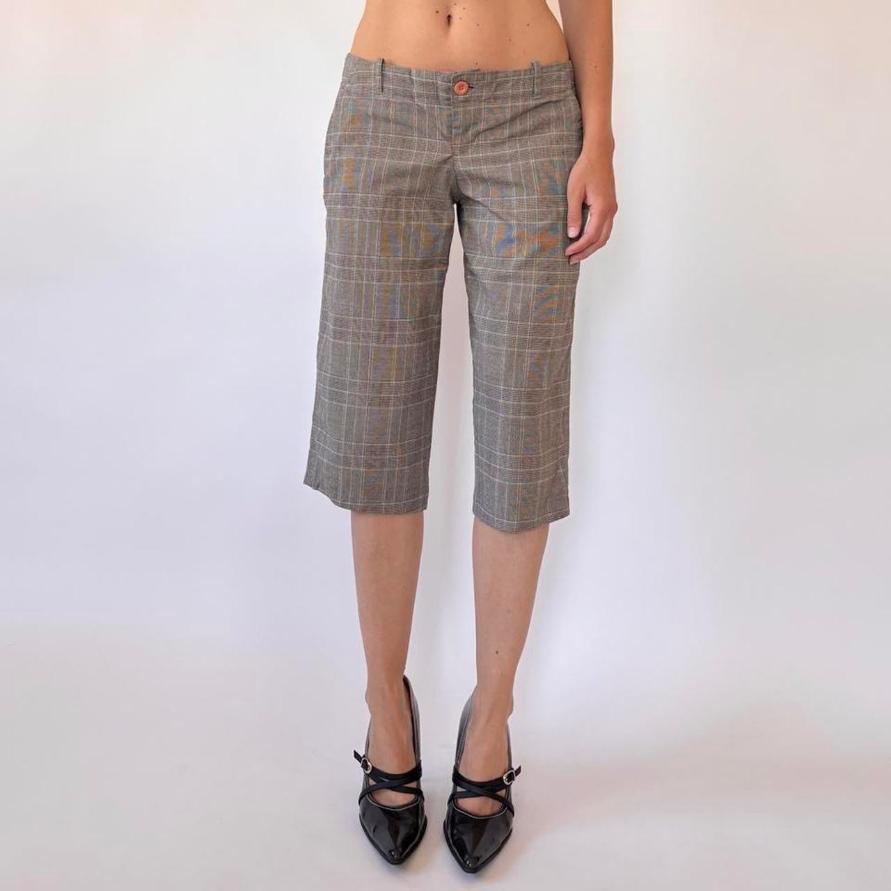 Y2K Low Rise Capri Trousers (M)