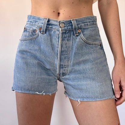 Levi’s 90s 501 Cutoff Denim Shorts (S)