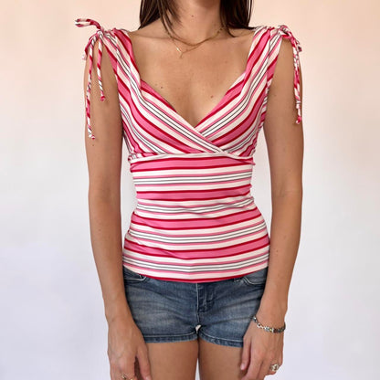 Y2K Stripy Tank (L)