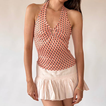 Y2K O-Ring Halter Top (S)
