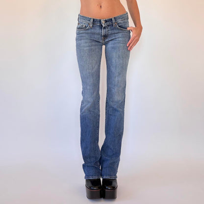 2000s Low Rise Seven Jeans (XS)