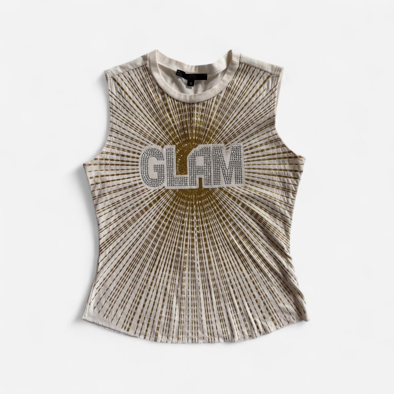 Y2K Glam Studded Top (M)