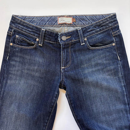 Y2K Low Rise Flare Paige Jeans (XS)