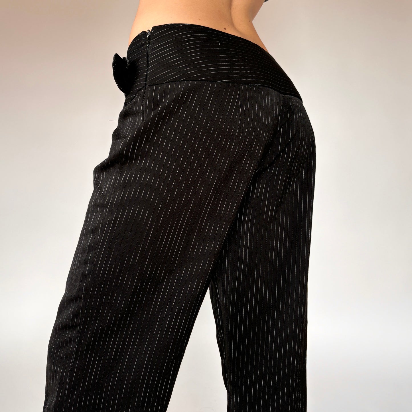 2000s Pinstripe Trousers (S)