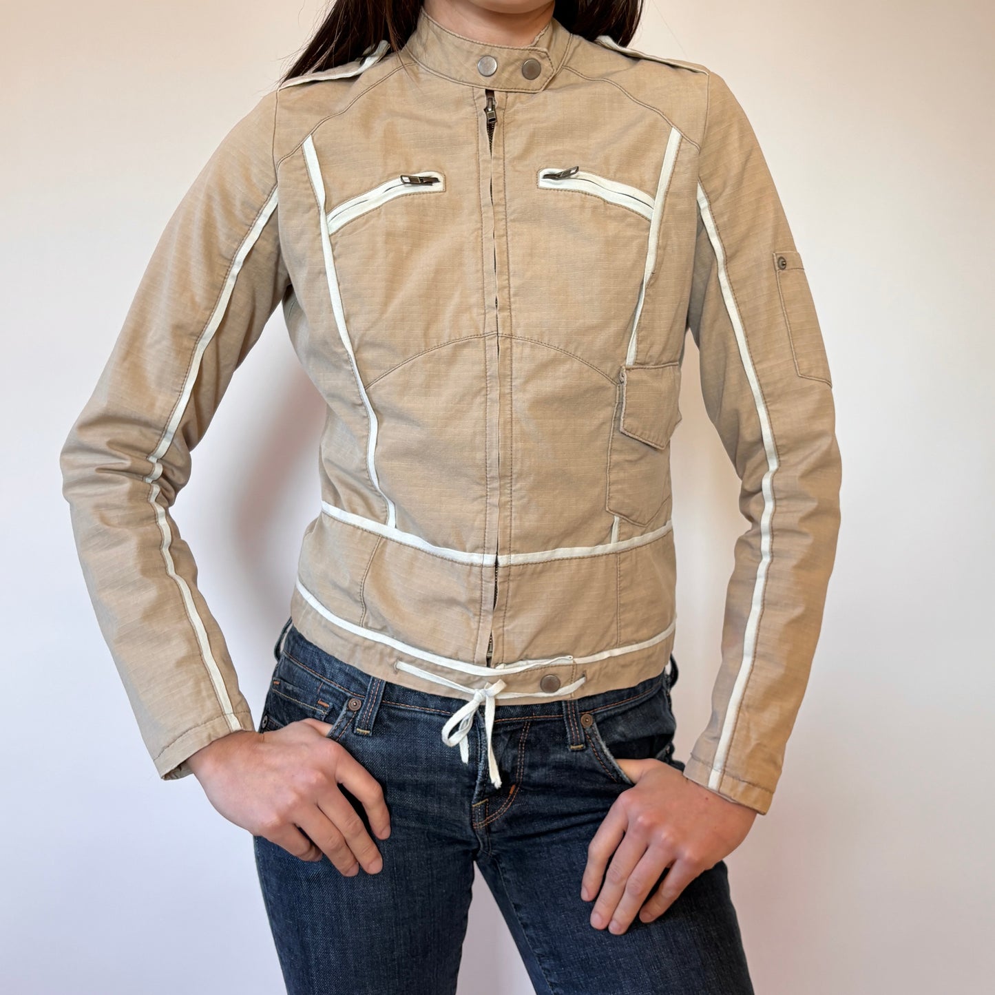 Y2K Utility Jacket (XS)