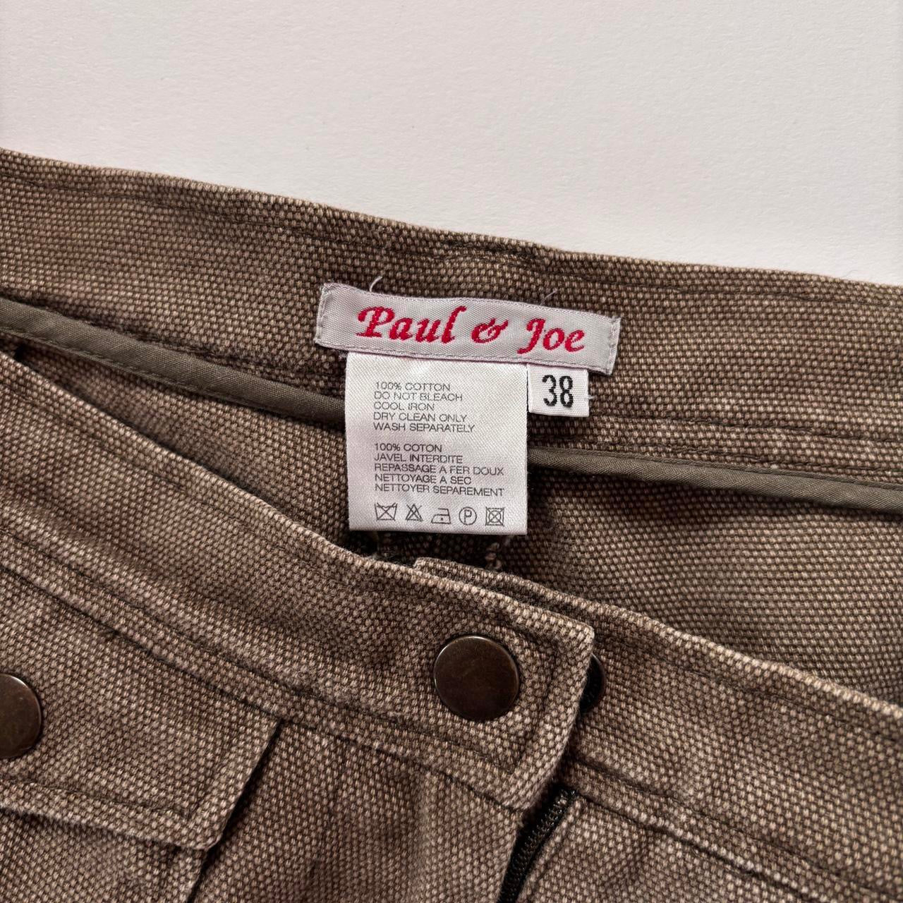 2000s Low Rise Lace Up Cargo Capris (XS/S)