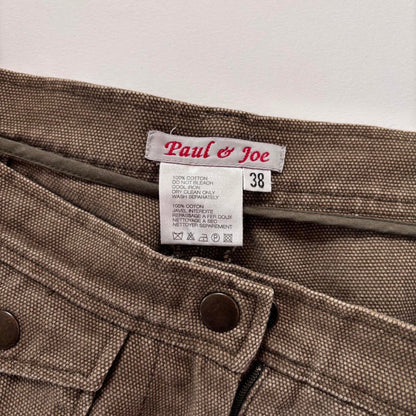 2000s Low Rise Lace Up Cargo Capris (XS/S)