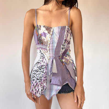 Y2K Mixed Media Tank (M)