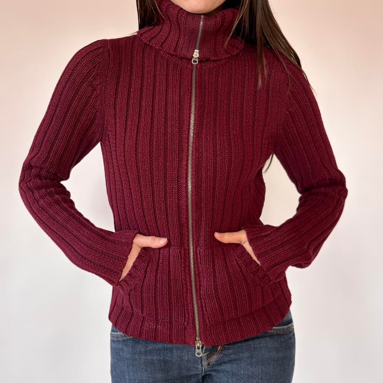 Abercrombie & Fitch Double Zip Sweater (S/M)