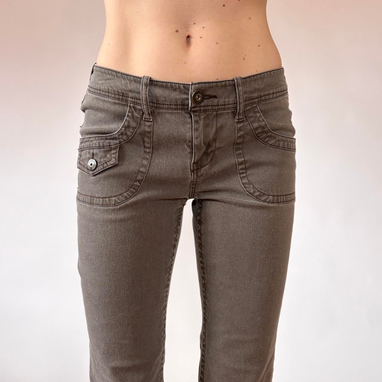 Y2K Low Rise Flares (XS)