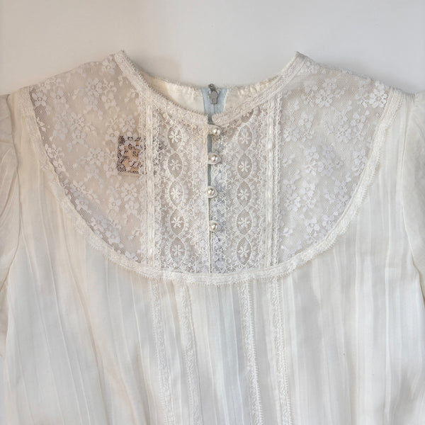 Gunne Sax Babydoll Mini Dress (S)