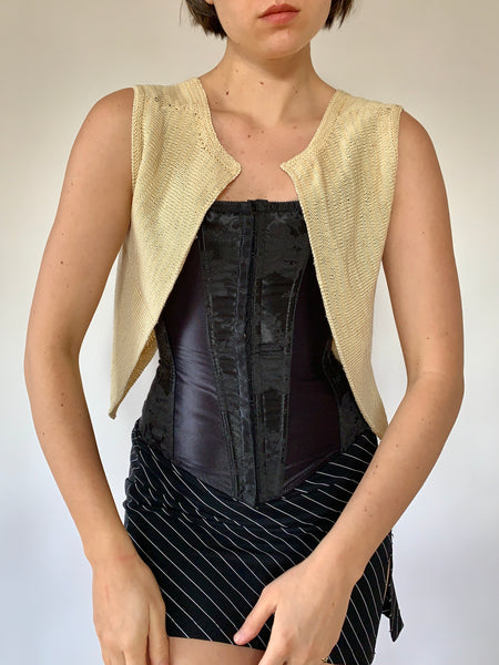 Coquette Knit Vest - XS
